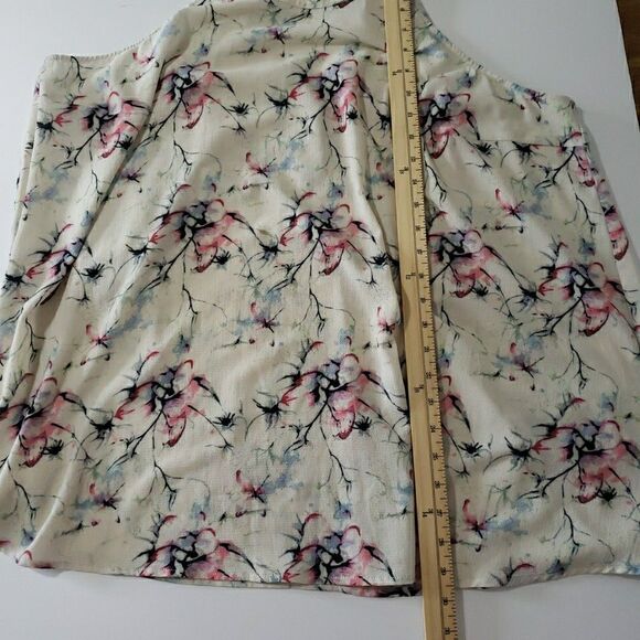 Torrid Women's Top Size 2 US 2XL Floral Keyhole Back Sleeveless Feminine - Picture 9 of 10